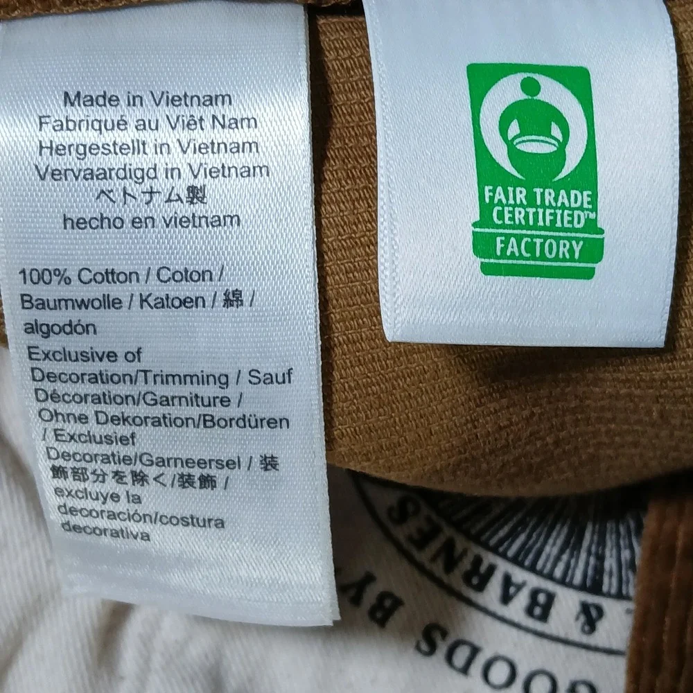 Wallace & Barnes Corduroy Carpenter Pants Mens 36x34 Brown Workwear